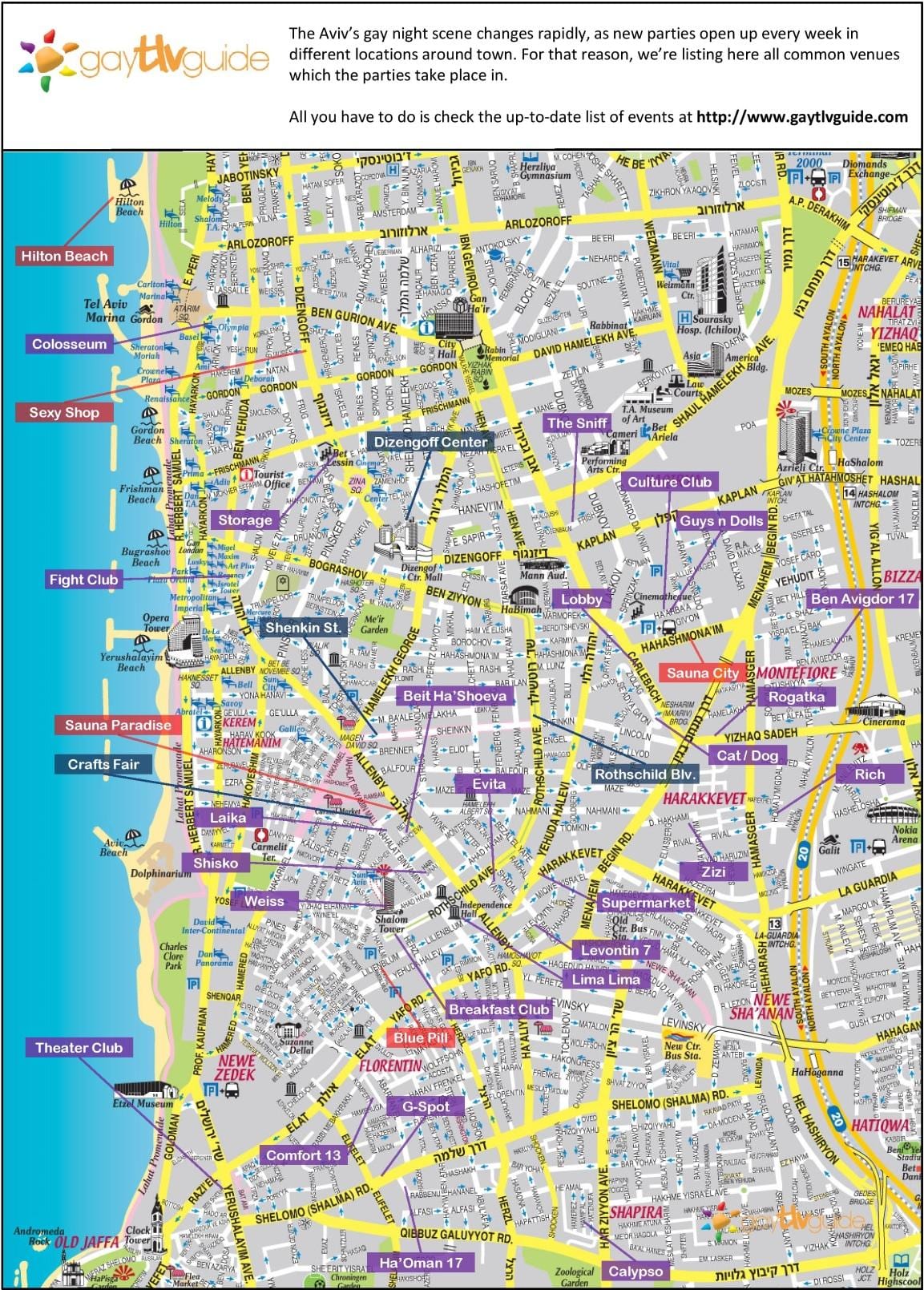 地図のゲイテルアビブ