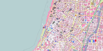 地図のダイワラビンスクエアテルアビブ