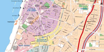 地図Tel Aviv駐車場