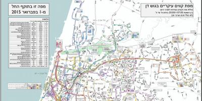 中央バス駅-テルアビブの地図